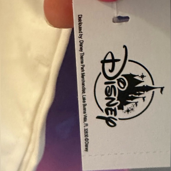 New DISNEYLAND Disney Parks Women L Rainbow Colors Magic Castle Zip Jacket - Picture 4 of 5